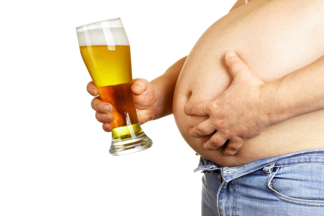 αλκοόλ και υπερβολικού βάρους